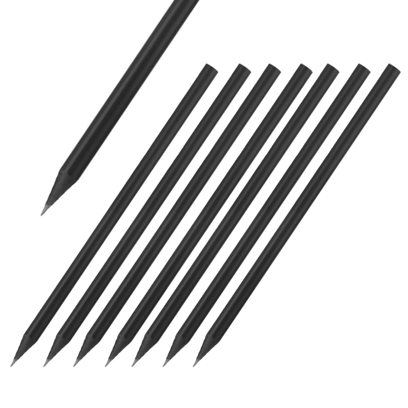 BP207 Siyah Latalı Yuvarlak Kurşun Kalem