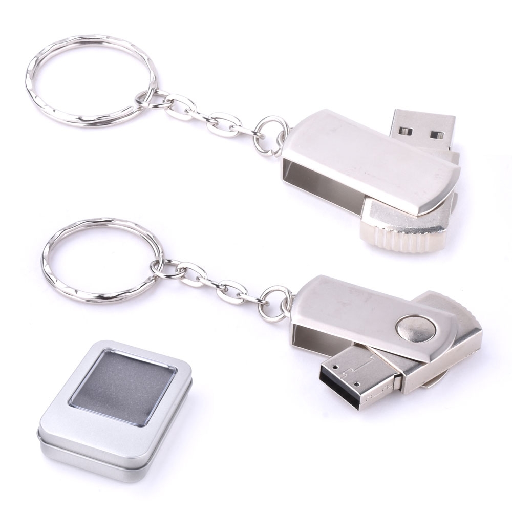 BP3021 32 GB Döner Kapaklı Metal Anahtarlık USB 3.0 Bellek